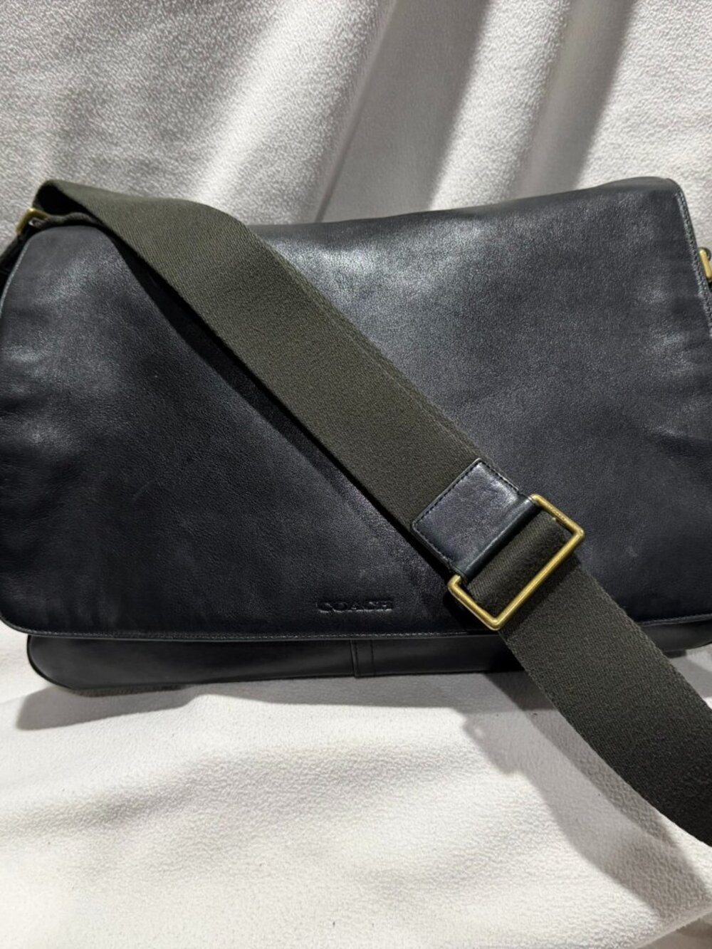 Coach Bleecker Legacy Leather Courier